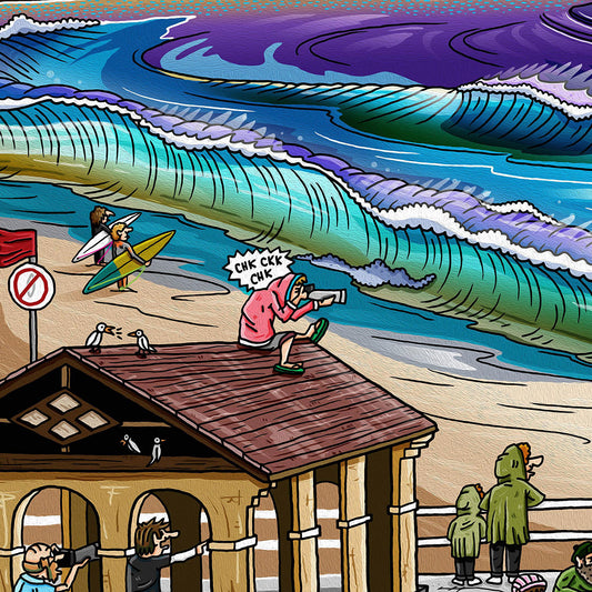 Climate Chaos - Nobbys Beach