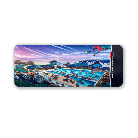 Merewether Ocean Baths Snap Wrap Stubby Cooler
