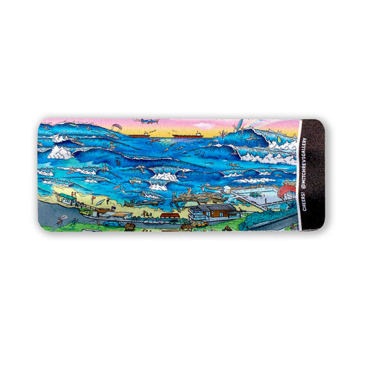 Merewether Beach Snap Wrap Stubby Cooler