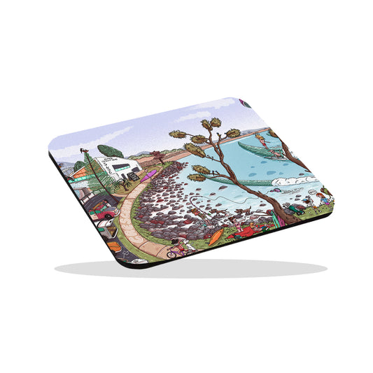 Crescent Head 2.0 Coaster