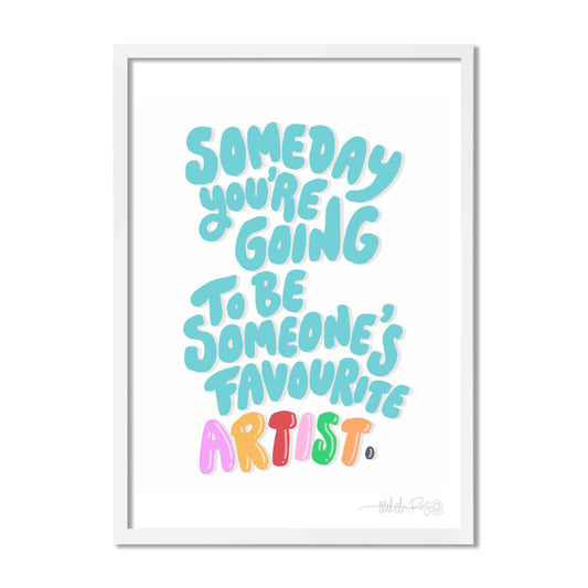 Favourite Artist Poster
