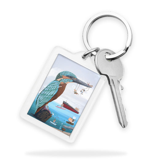 Mr Kingfisher Keyring