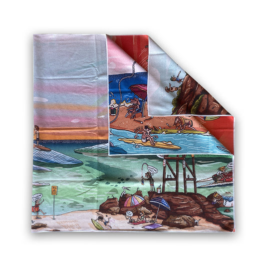 Redhead Beach / Shark Tower Towel