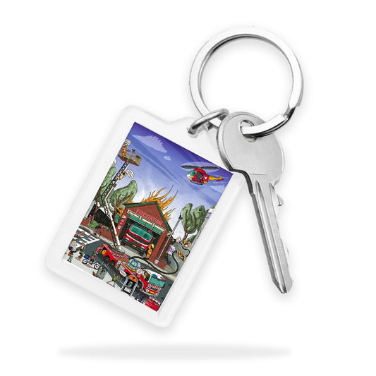 Triple Zero Hero Keyring