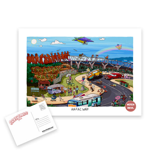 ANZAC Walk Post Card