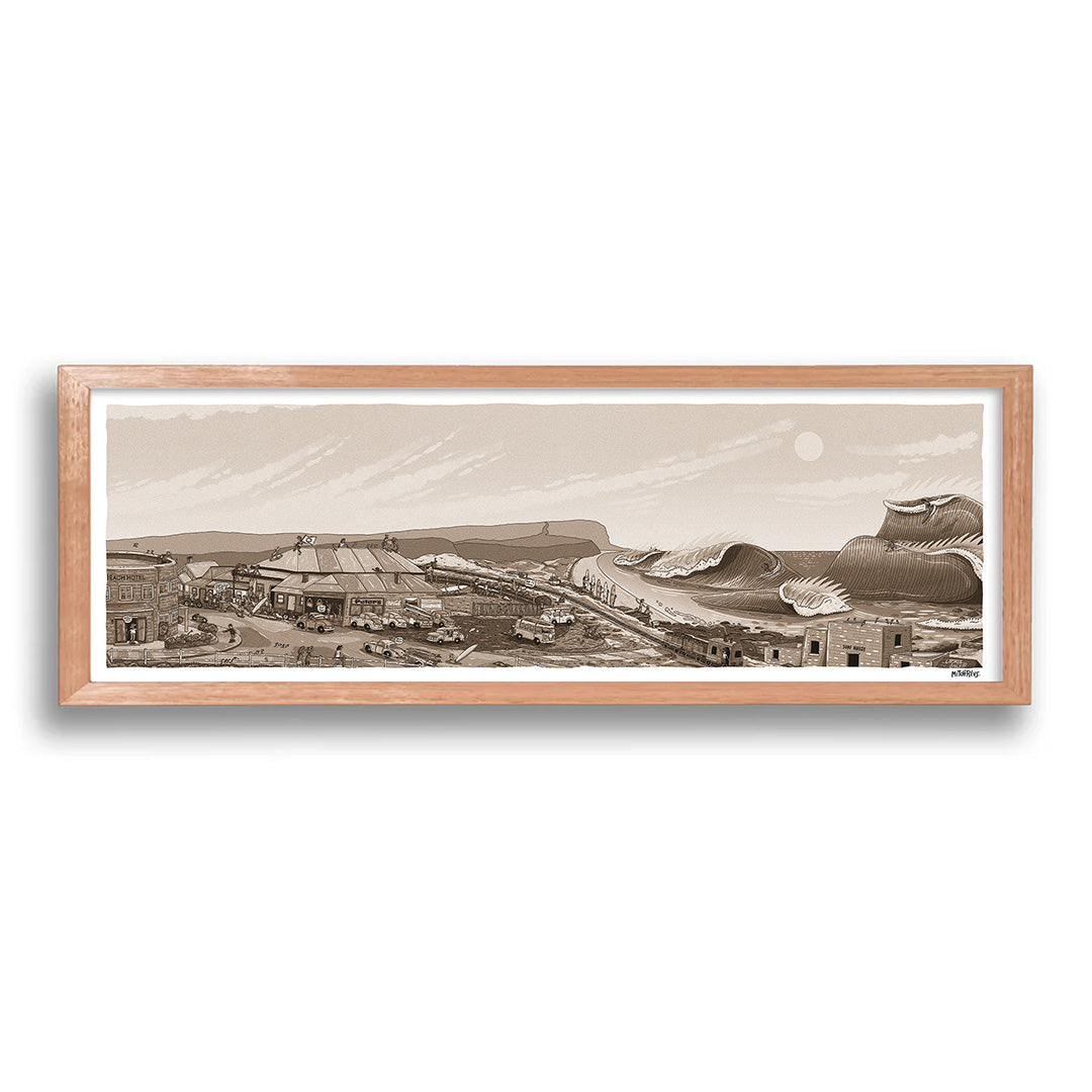 Founders Sketch - Merewether Surfboard Club