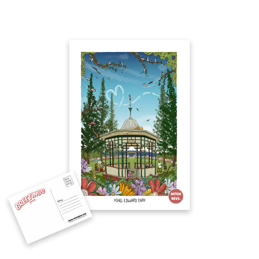 King Edward Park Post Card