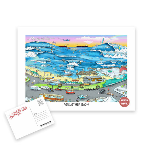 Merewether Beach Post Card