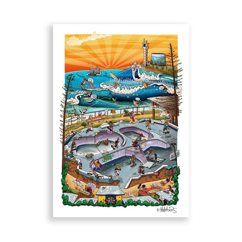 Alex Headland paper print