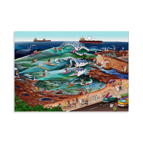 Cowrie Hole canvas print