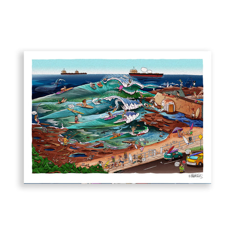 Cowrie Hole paper print