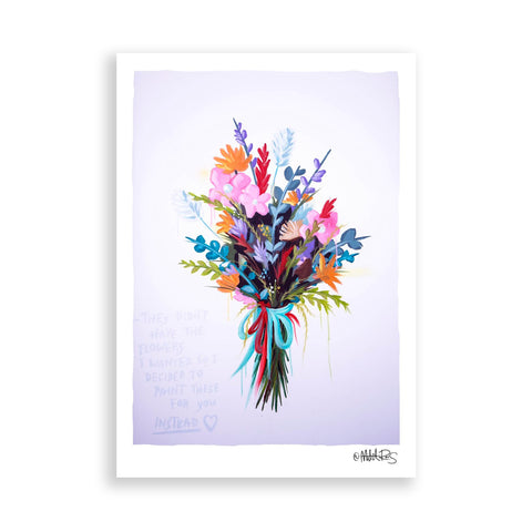 Flower Power paper print