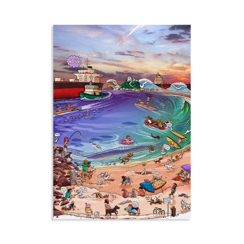 Horseshoe Beach canvas print
