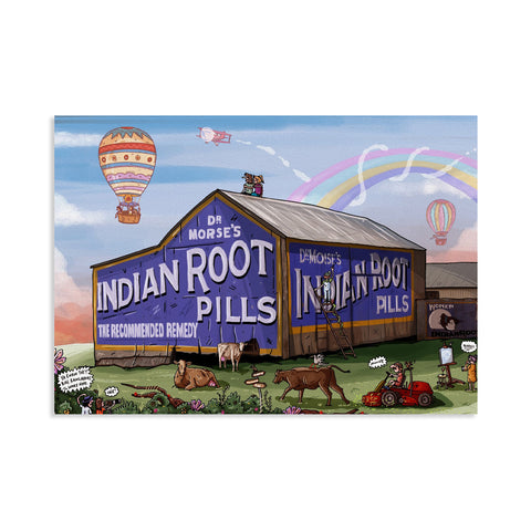 Indian Root Pills canvas print