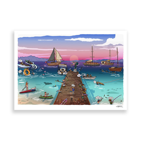 Jetty Tales paper print