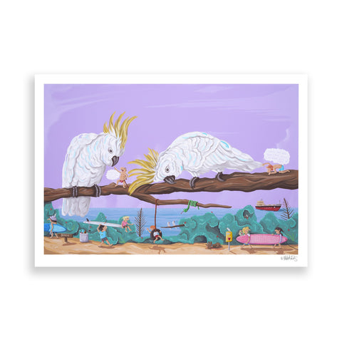 Journey Through The Dunes paper print