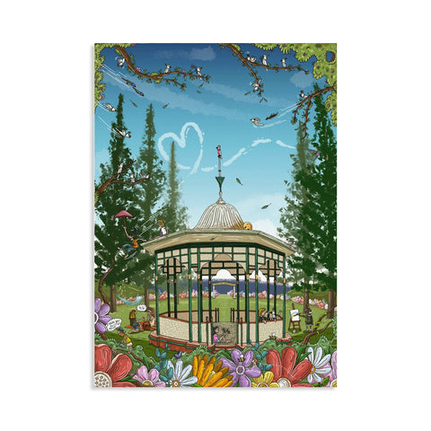 King Edward Park canvas print
