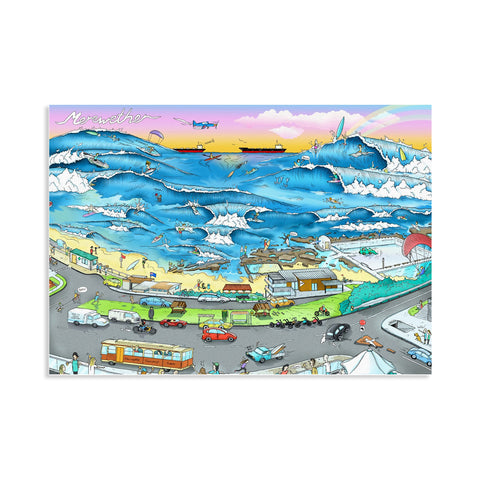 Merewether Beach canvas print