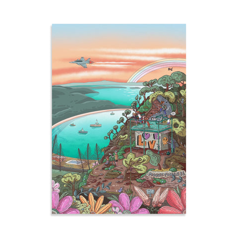 Mt Tomaree Lookout canvas print