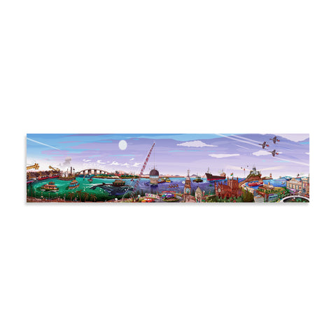 Newcastle Harbour canvas print