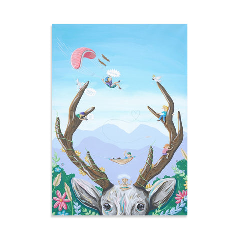 Oh Deer canvas print