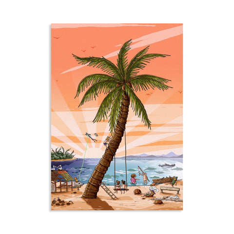 Palm Tree Paradise canvas print
