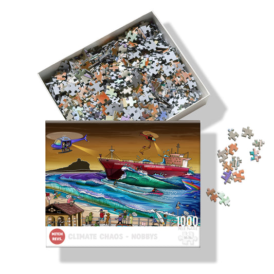 Nobbys Beach - Climate Chaos Puzzle