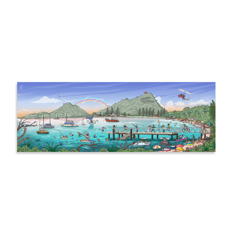 Shoal Bay Jetty canvas print
