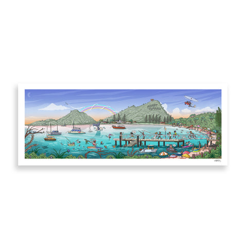 Shoal Bay Jetty paper print