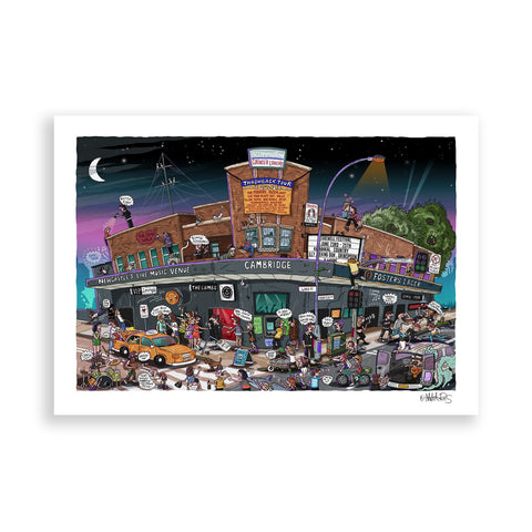 The Cambridge Hotel paper print