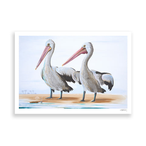 The Lone Fisherman paper print
