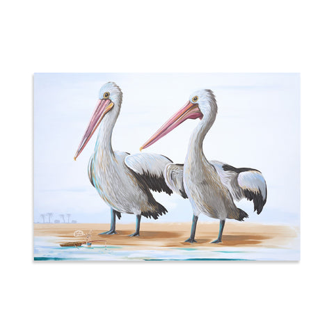 The Lone Fisherman canvas print