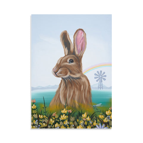 The Majestic Rabbit canvas print