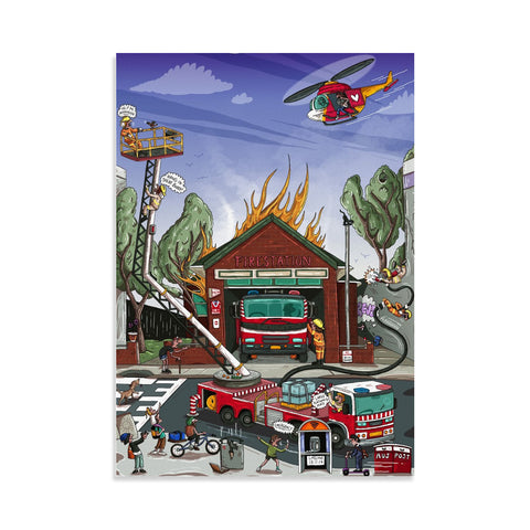 Triple Zero Hero canvas print