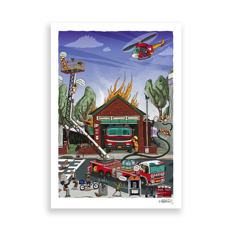 Triple Zero Hero paper print