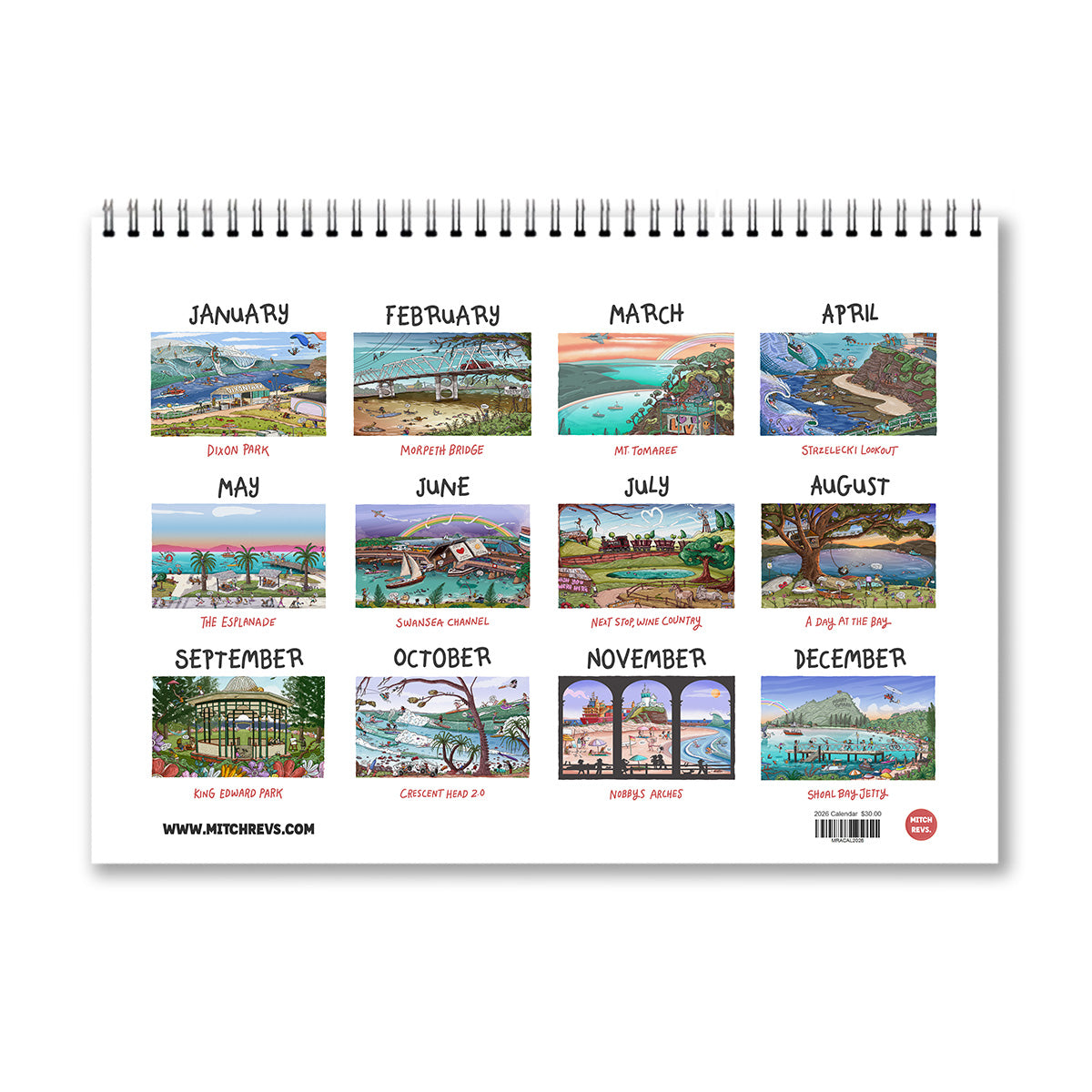2026 Mitch Revs Calendar