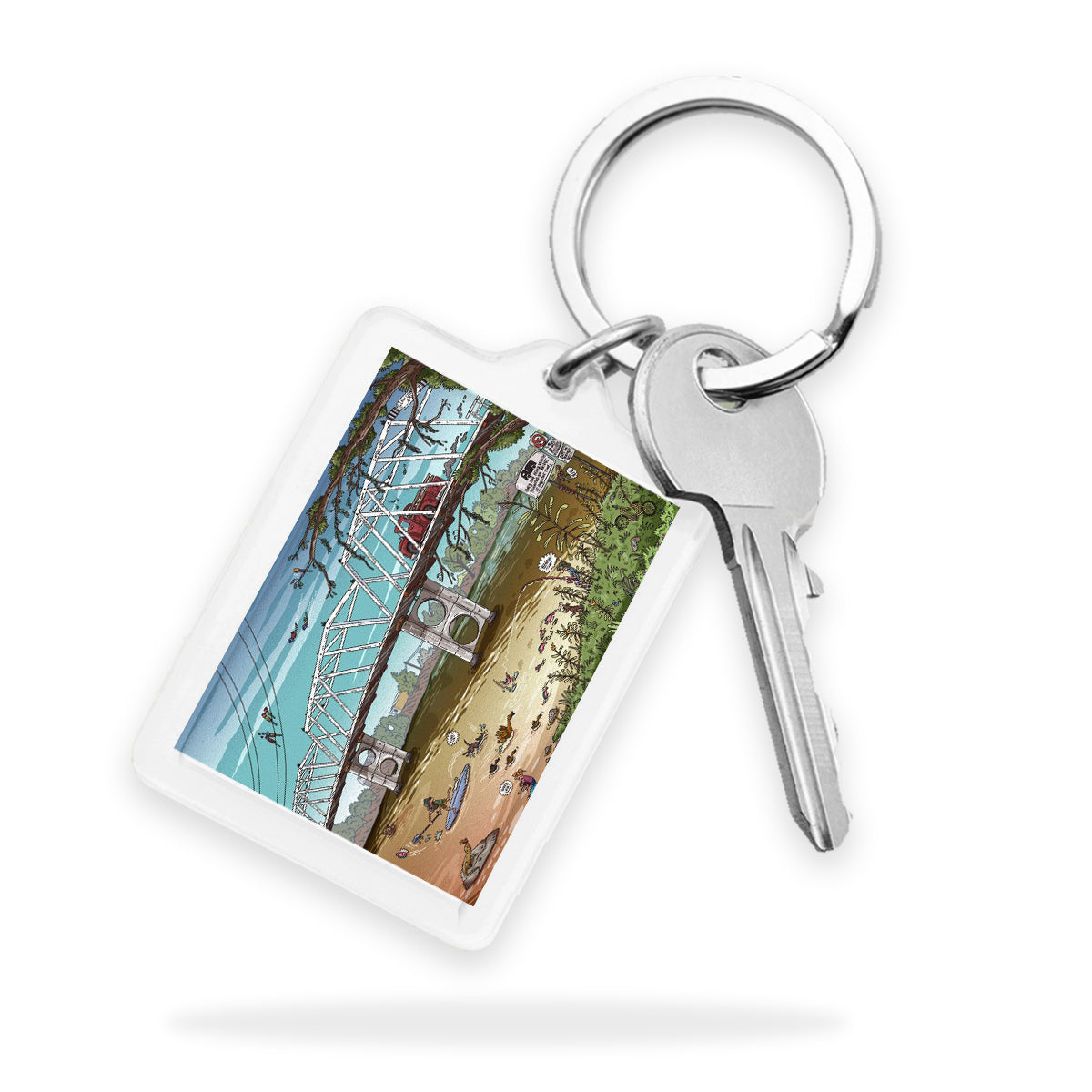 Bridge Key Ring Morpeth Bridge Keyring – Mitch Revs Gallery