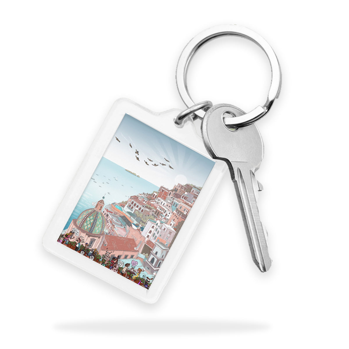 Positano - Italy Keyring