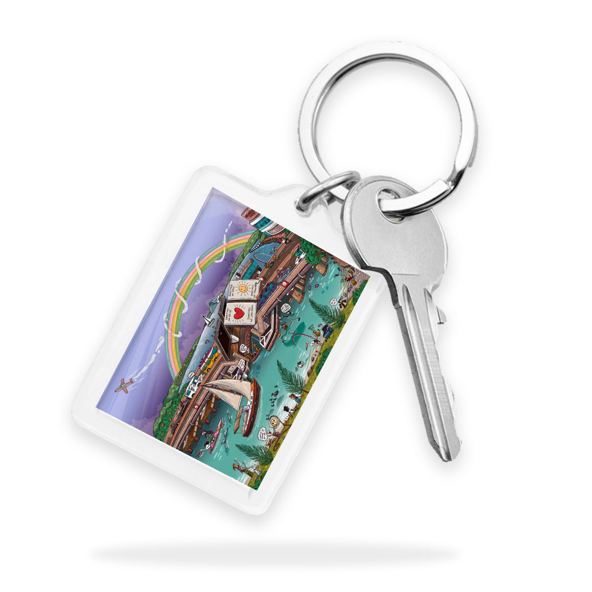 Swansea Channel Keyring