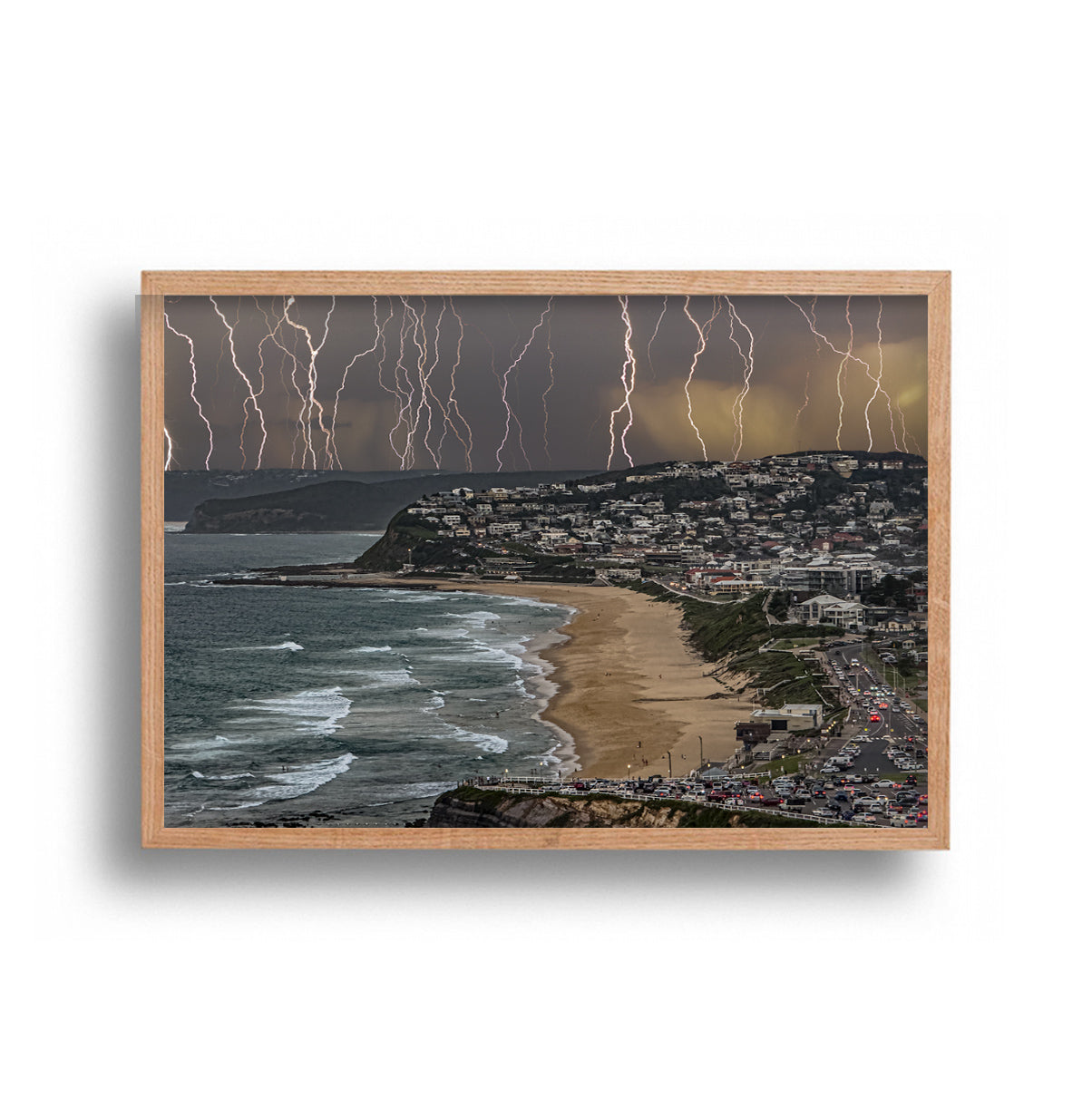 Dale Lotherington - Newcastle Coastline Lightning
