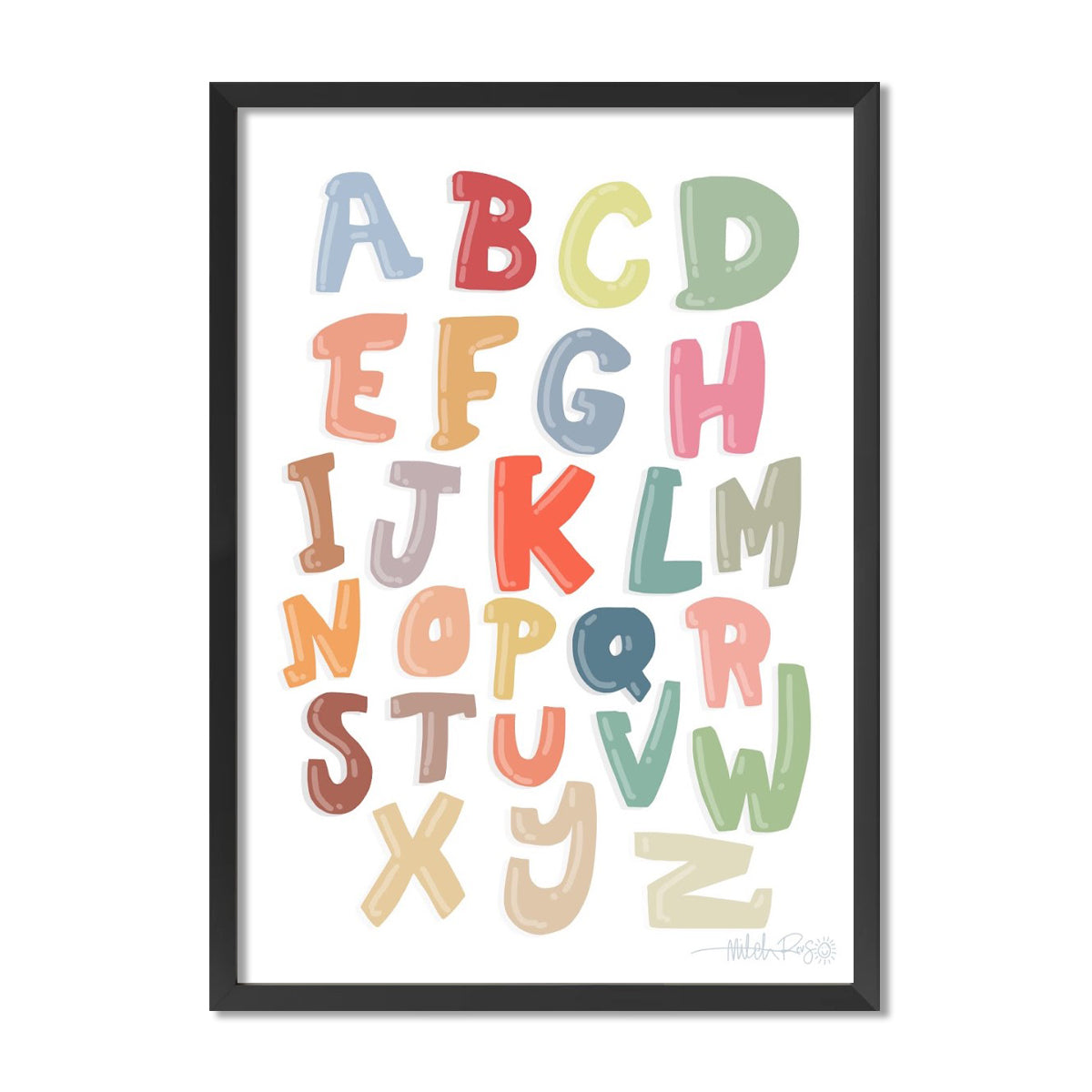 Alphabet Poster
