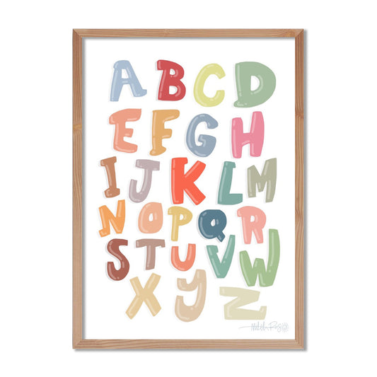 Alphabet Poster