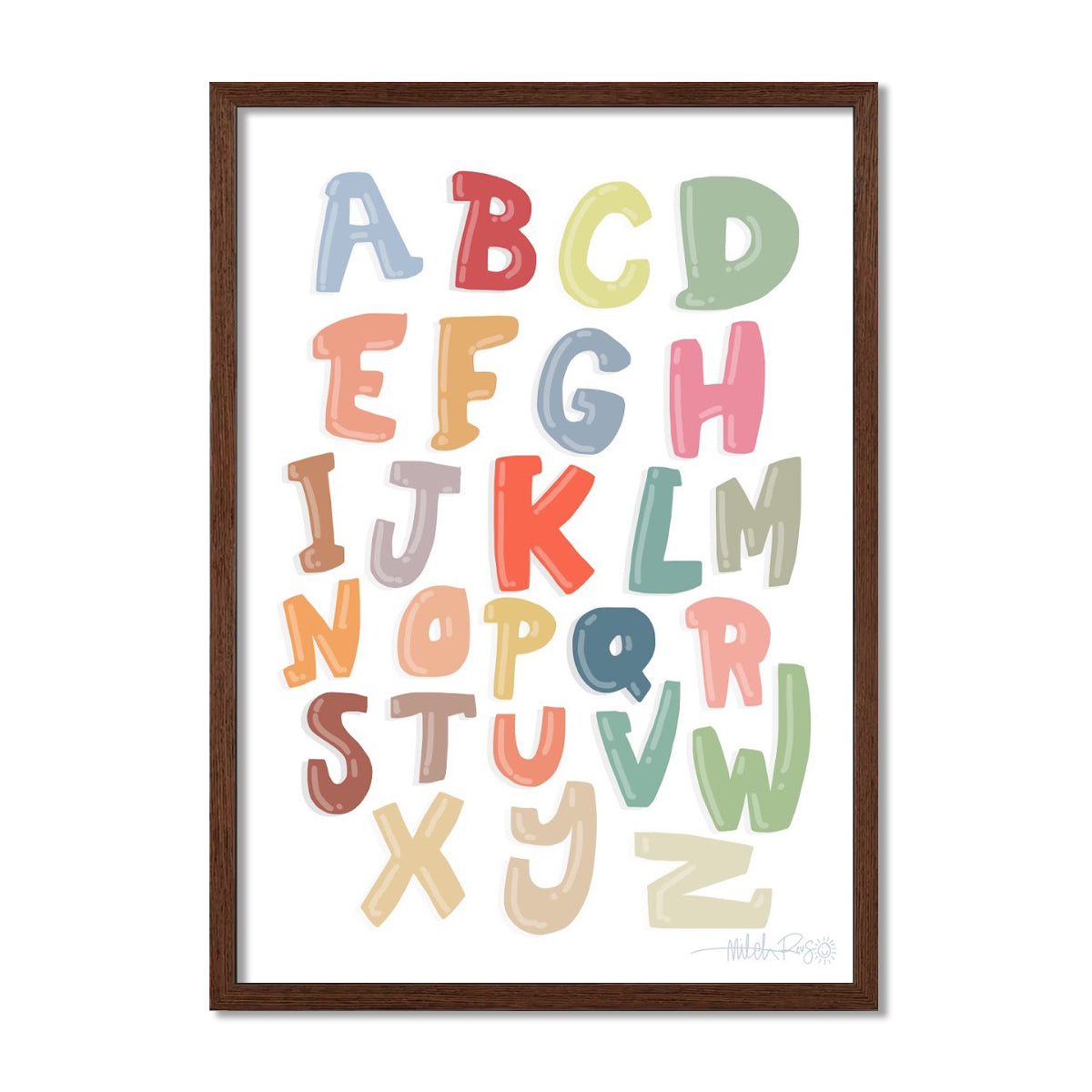 Alphabet Poster