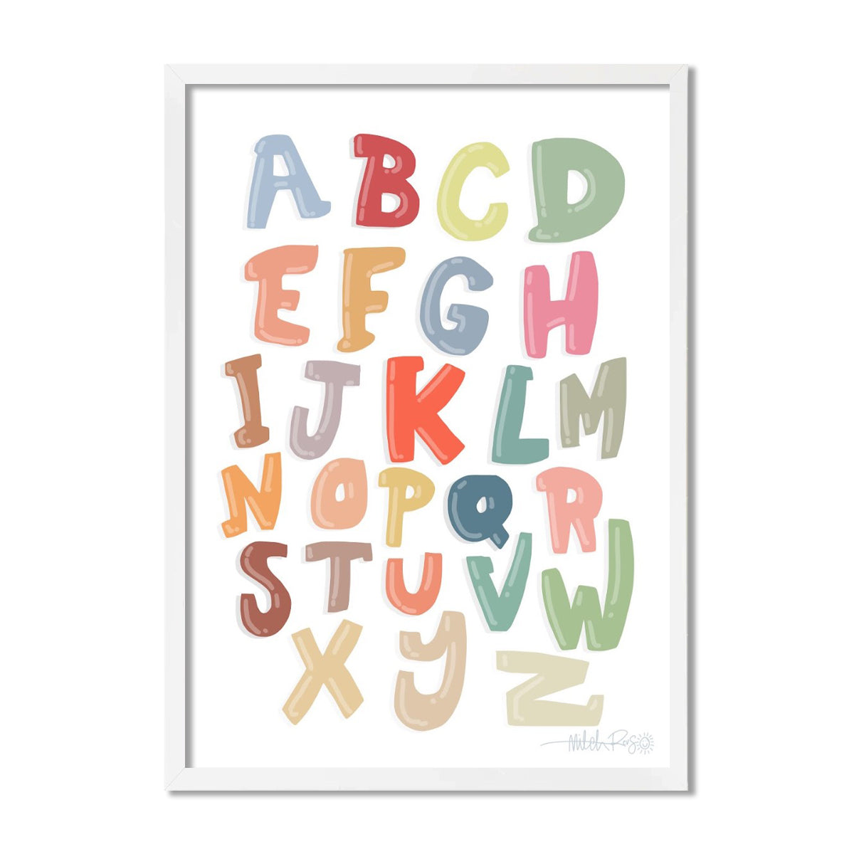 Alphabet Poster