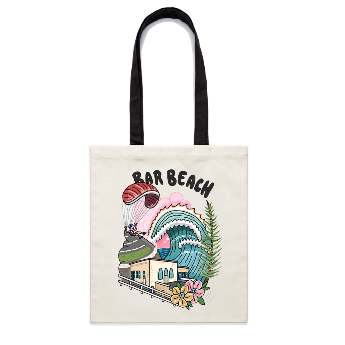 Bar Beach Tote Bag