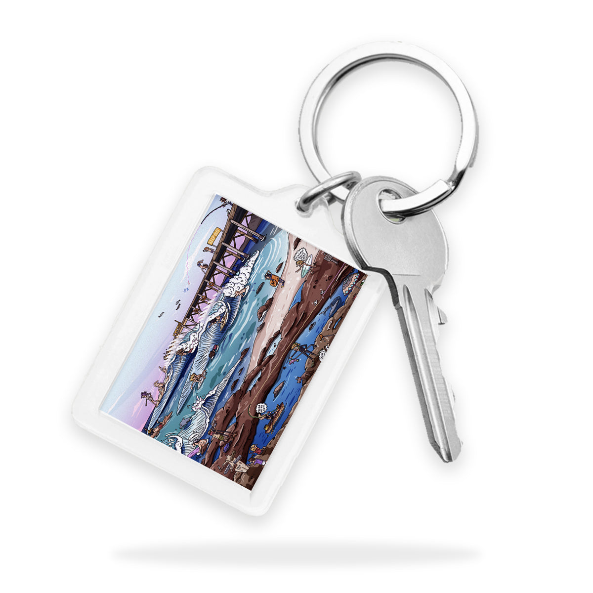 Catherine Hill Bay Keyring