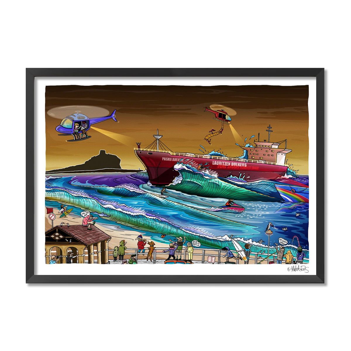 Climate Chaos - Nobbys Beach