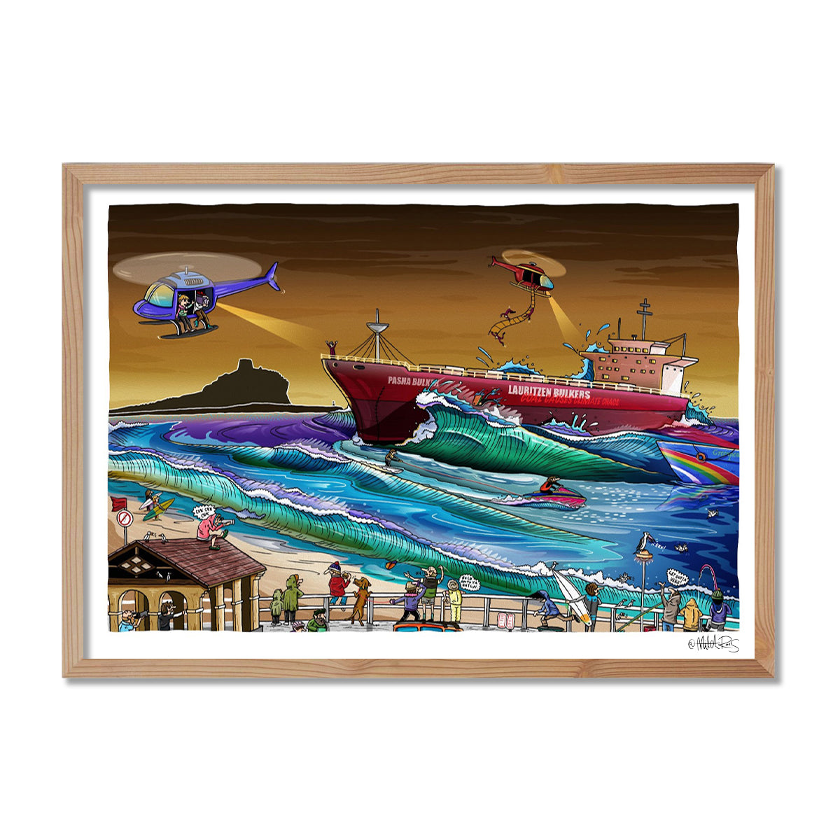 Climate Chaos - Nobbys Beach