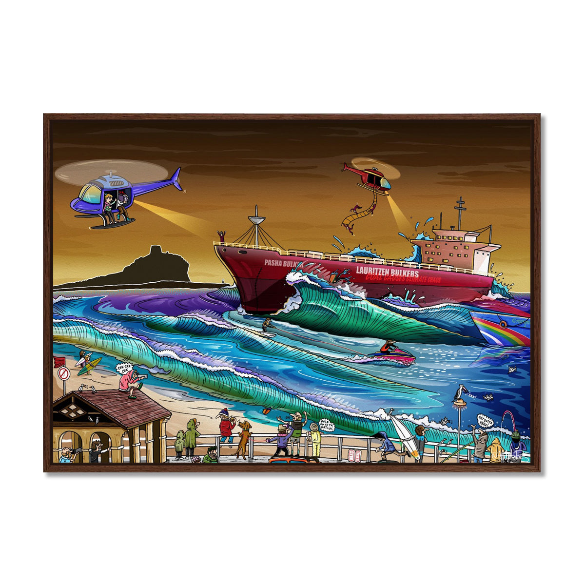 Climate Chaos - Nobbys Beach