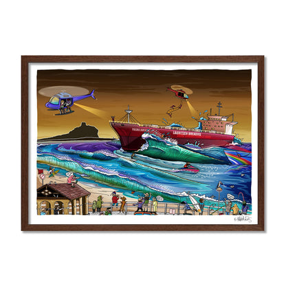 Climate Chaos - Nobbys Beach